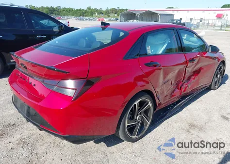 2023 Hyundai Elantra N Line z USA, uszkodzony, nr VIN KMHLR4AF9PU496055